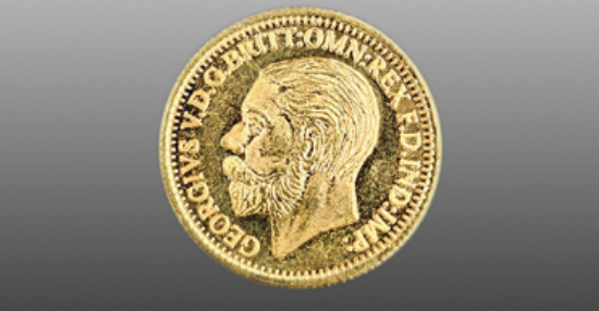 Picture of 4 GRAM GEORGE COIN 22K